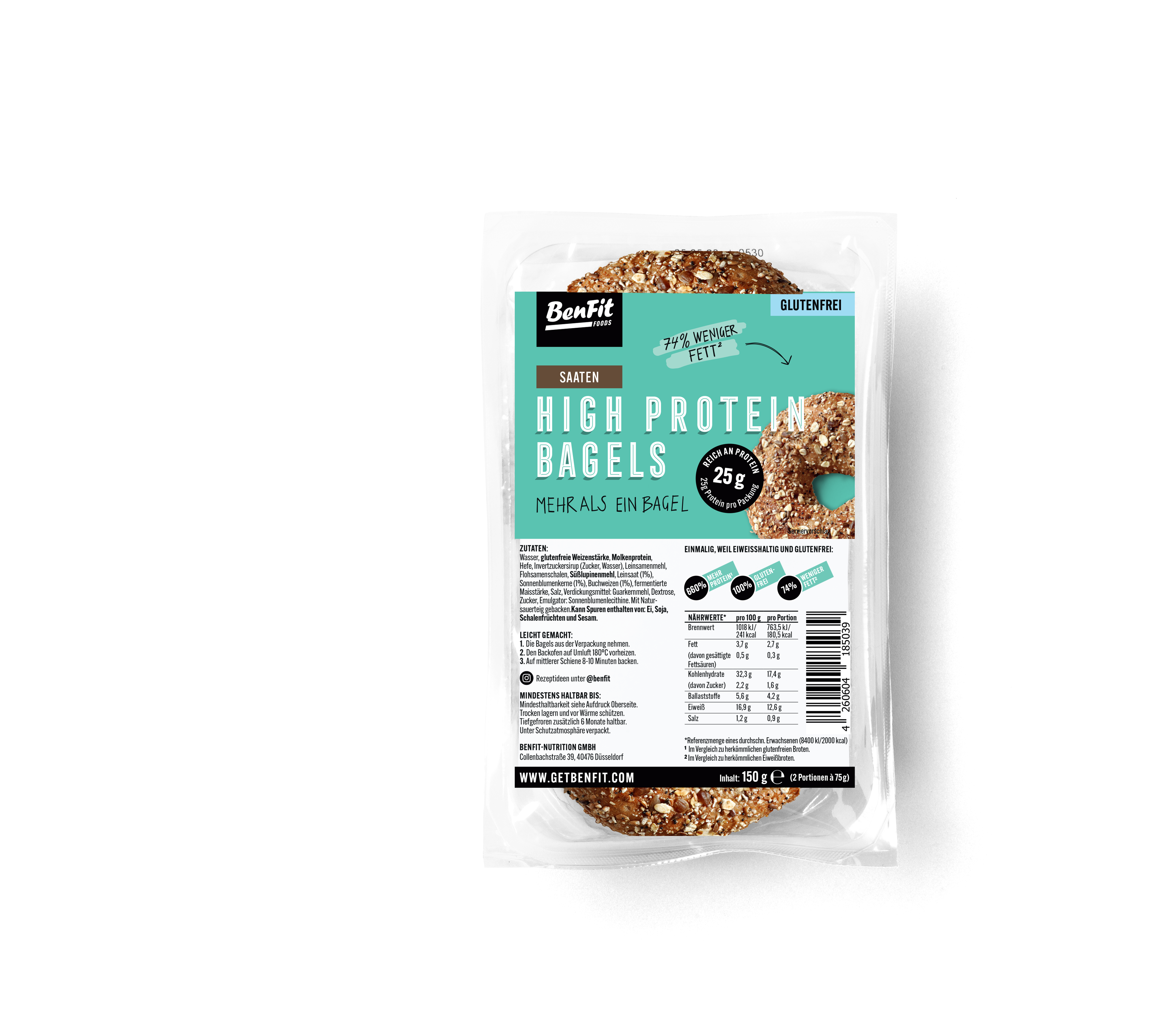 BenFit Protein Bagel Saaten