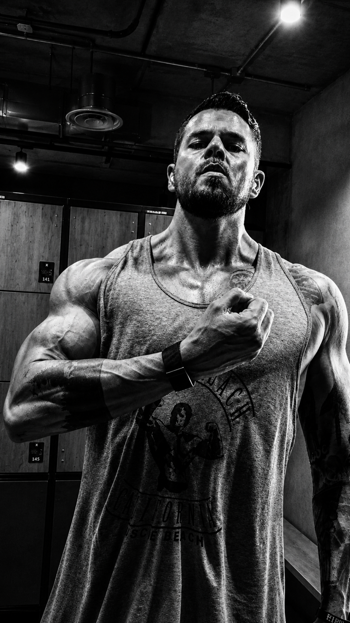 Benjamin Jakob beim Training