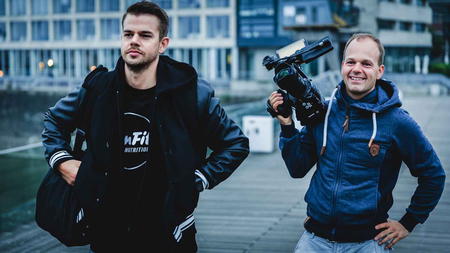 Benjamin Jakob beim Dreh